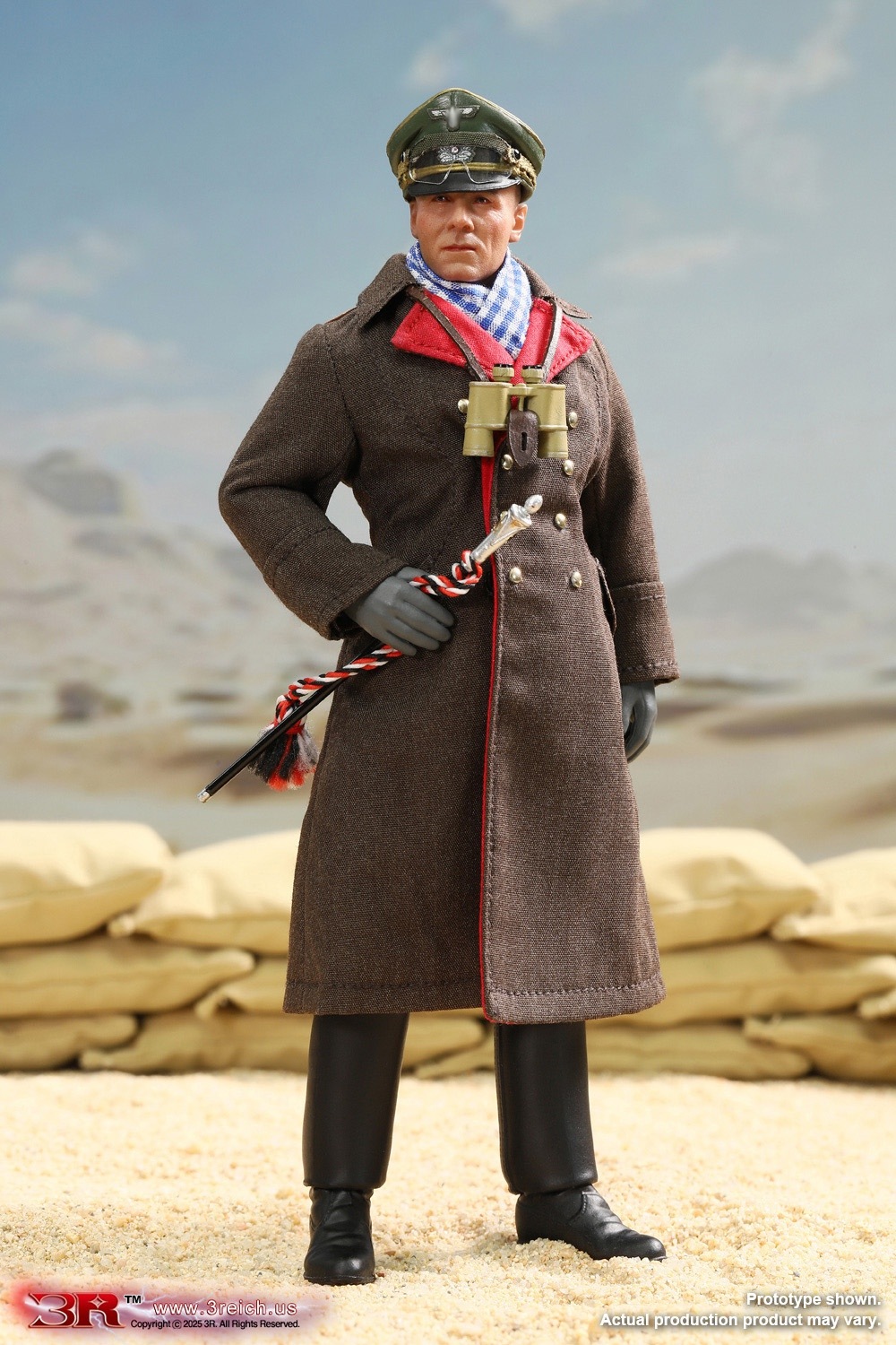 予約 3R 1/12 WW2 ドイツアフリカ軍団 軍団長 エルヴィン