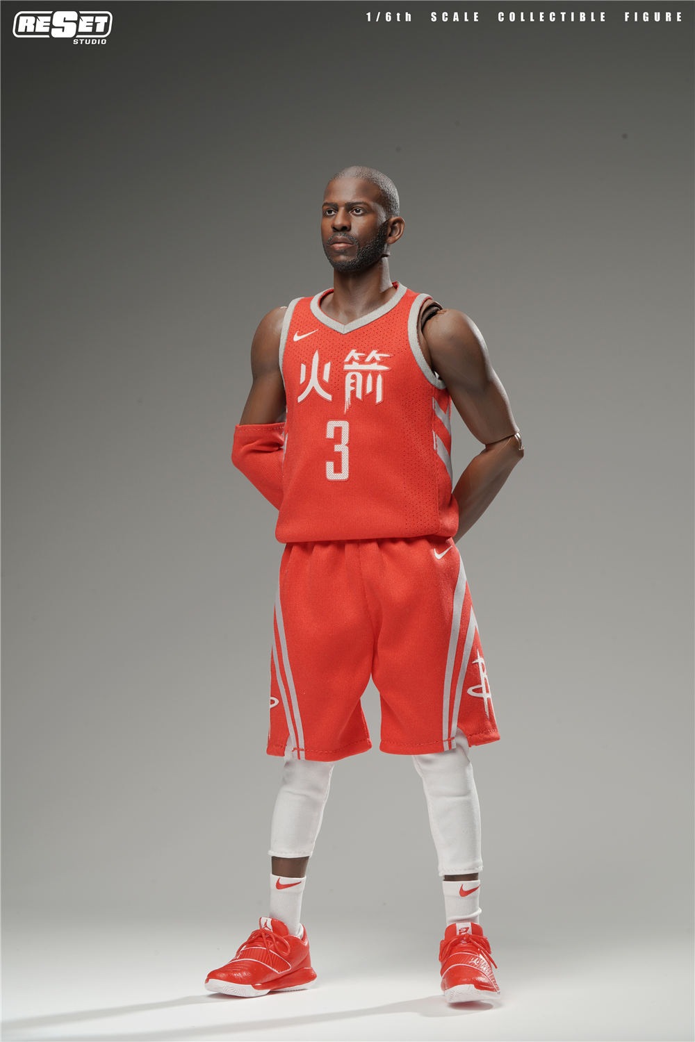 予約 ResetStudio 1/6 NBAシリーズ ロケット ポール 記念版 NBA Series
