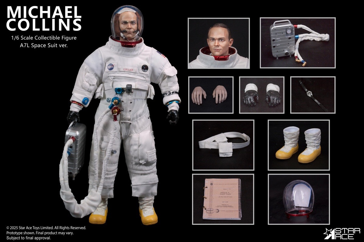 予約 Star Ace Toys 1/6 NASA アポロ11号 宇宙飛行士 マイケル
