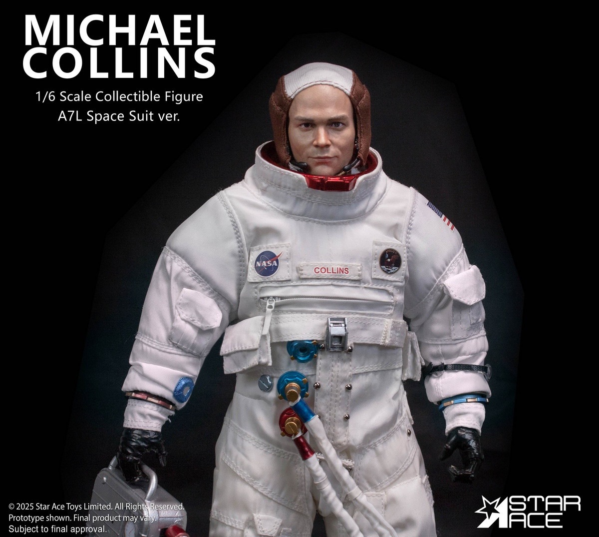 予約 Star Ace Toys 1/6 NASA アポロ11号 宇宙飛行士 マイケル