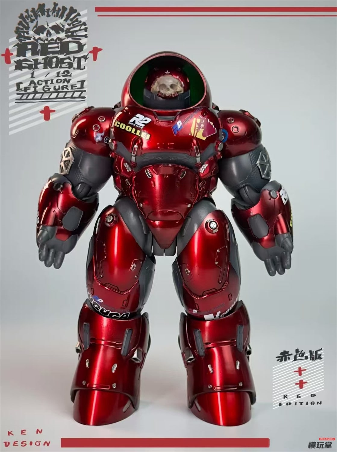 予約 Ken Design 1/12 レッド ゴースト グレー.Ver / レッド.Ver Red