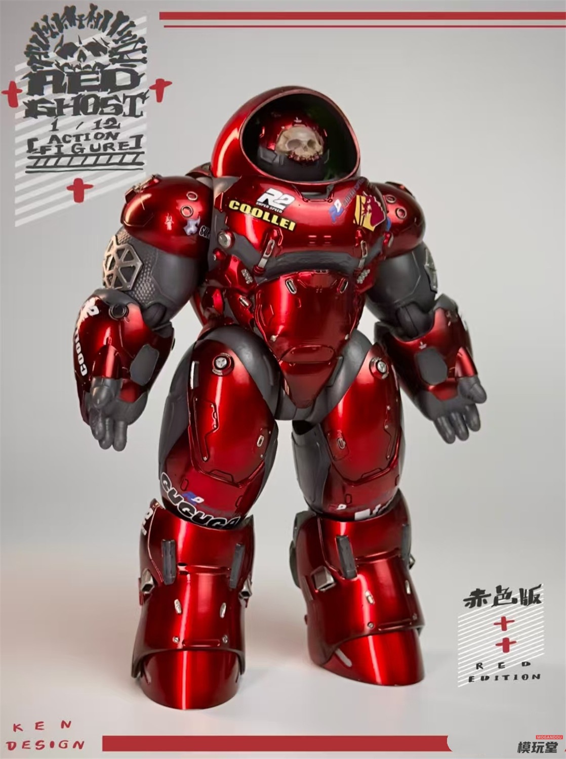 予約 Ken Design 1/12 レッド ゴースト グレー.Ver / レッド.Ver Red