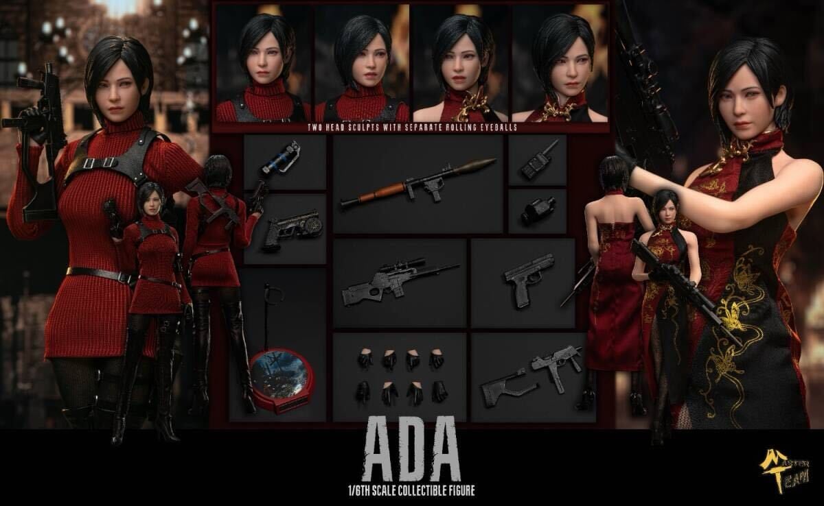 Master Team 1/6 エイダ DX.ver MTTOYS018 ADA Master Team 1/6 エイダ DX.ver ヘッド2個あり 未開封新品