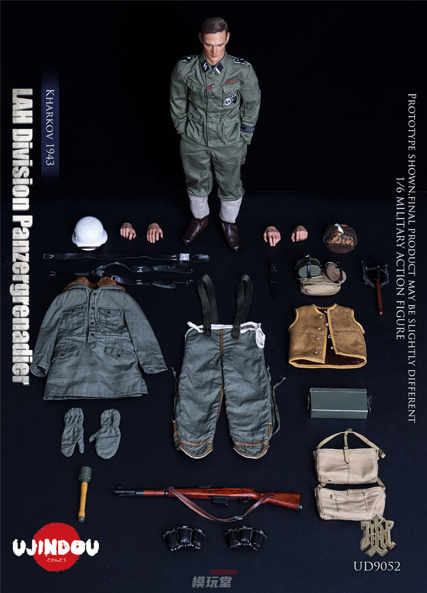1944年　米軍　砲兵　象限儀　動作品 UJINDOU 1/6 WW2 ハリコフのLAH師団・装甲擲弾兵 1943年 UD9052 WWII