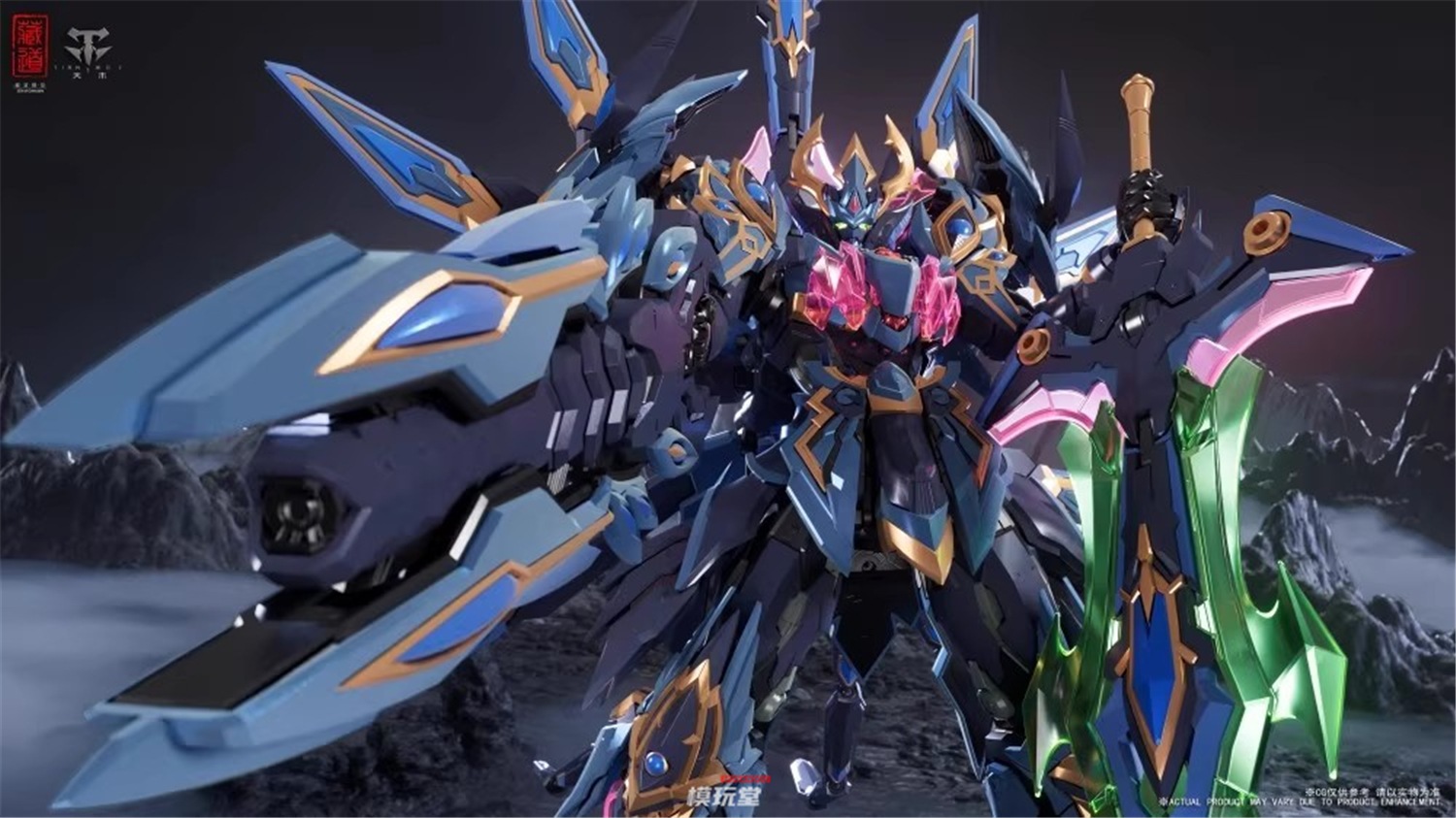 予約 蔵道模型 1/72「神?奘道」孔雀明王 ダイキャスト完成品 CD-15