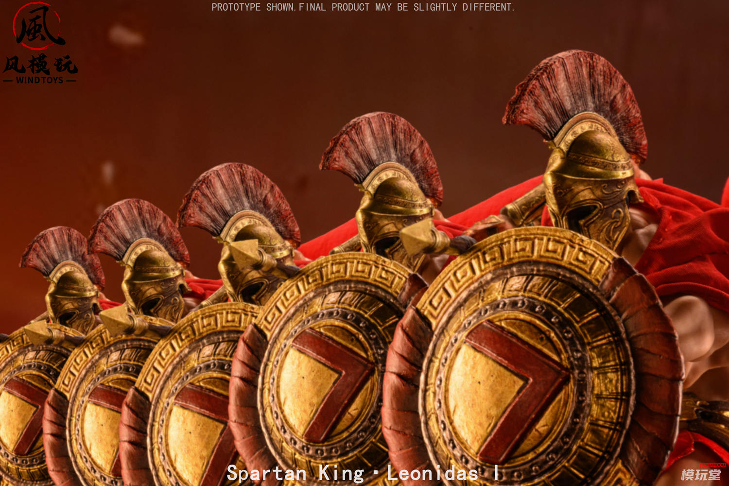 予約 Wind Toys 1/12 「永遠の戦魂」シリーズ スパルタ王 レオニダス