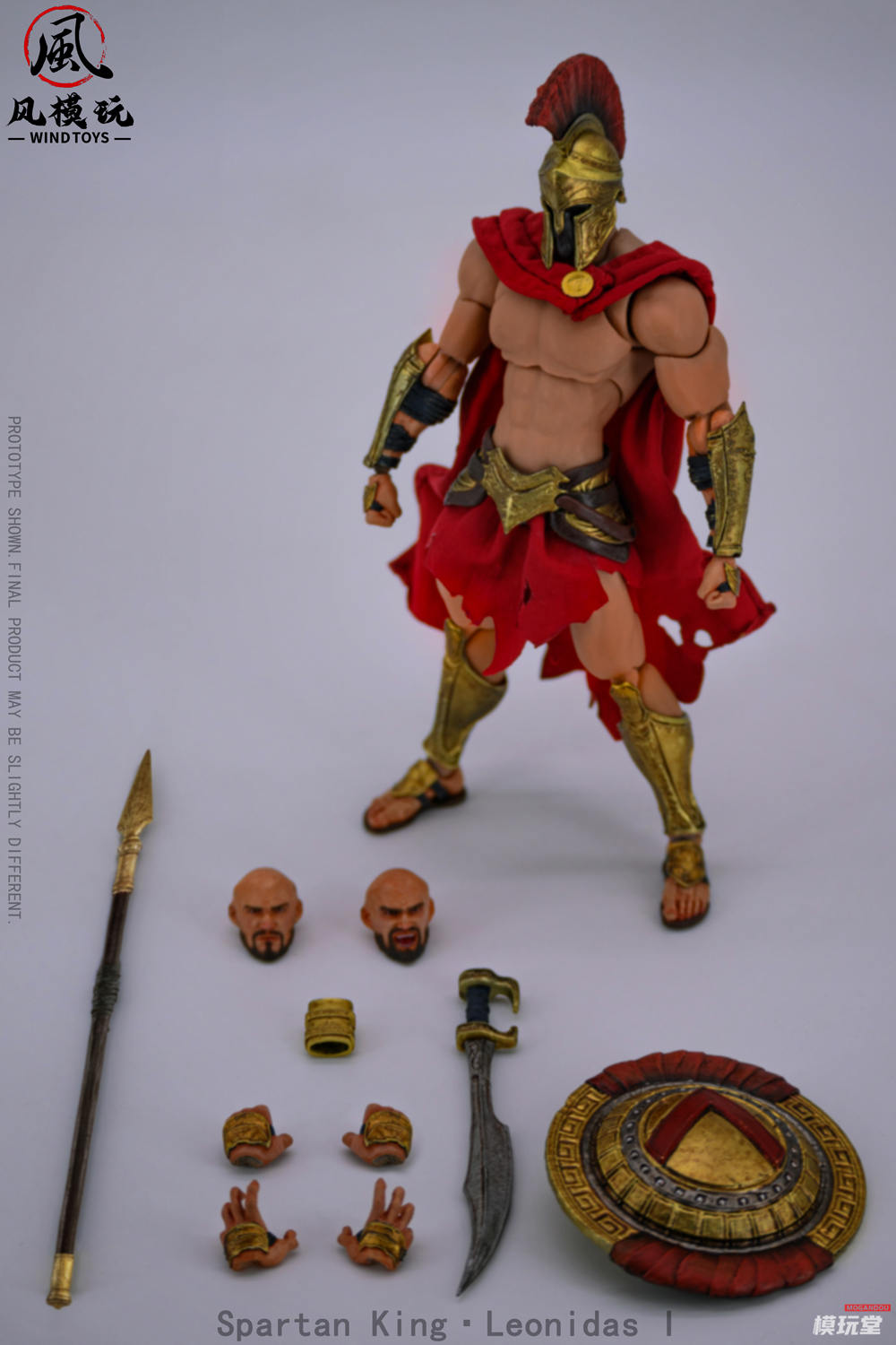 予約 Wind Toys 1/12 「永遠の戦魂」シリーズ スパルタ王 レオニダス
