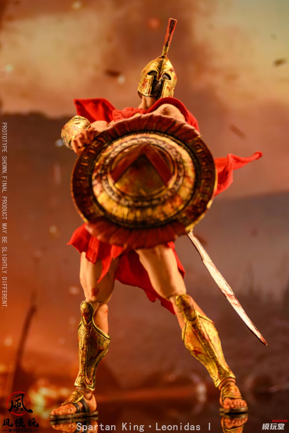 予約 Wind Toys 1/12 「永遠の戦魂」シリーズ スパルタ王 レオニダス