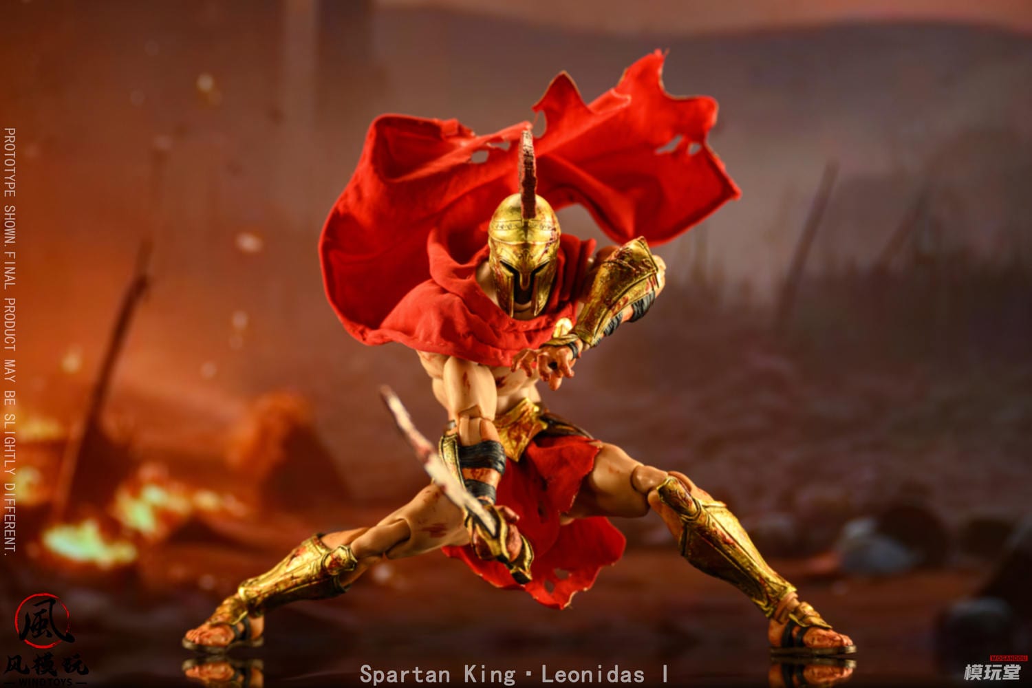 予約 Wind Toys 1/12 「永遠の戦魂」シリーズ スパルタ王 レオニダス