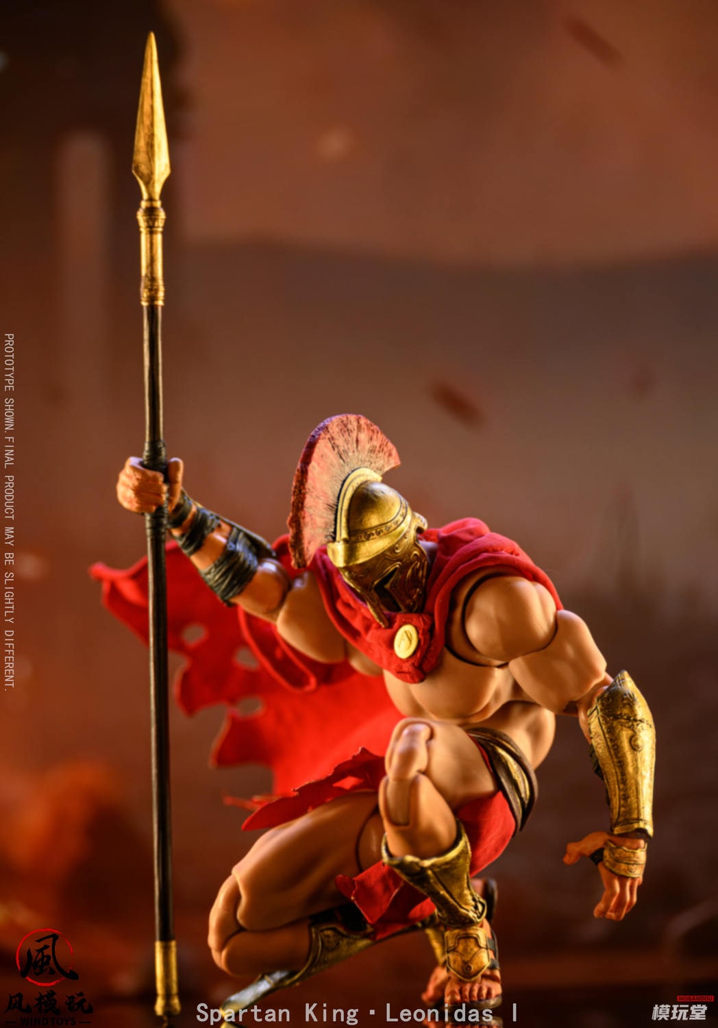 予約 Wind Toys 1/12 「永遠の戦魂」シリーズ スパルタ王 レオニダス