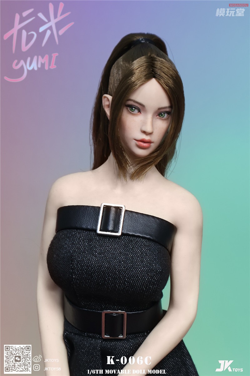 予約 JKTOYS 1/6 ハーフ美女 ユミ 眼球可動 K-006A / K-006B / K-006C