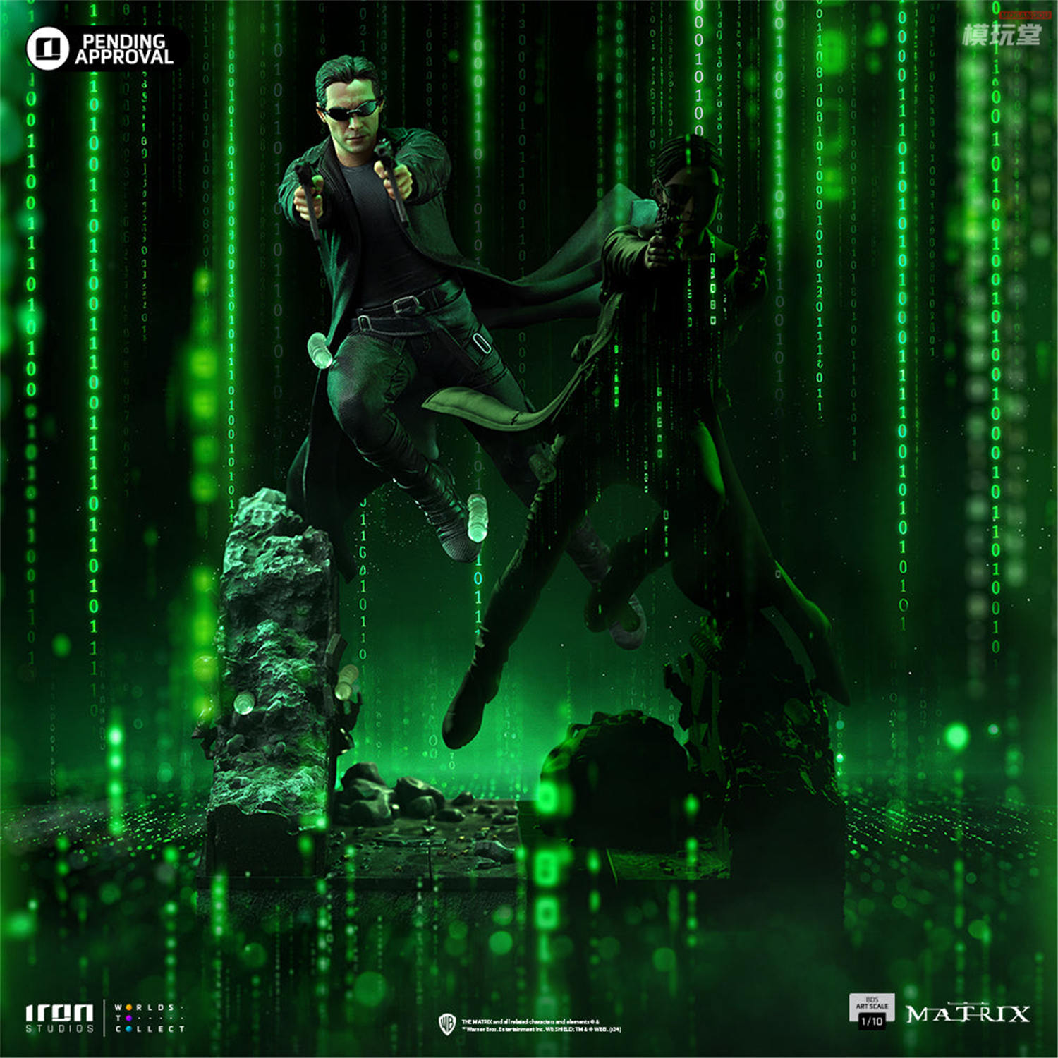 予約 Iron Studios 1/10 『マトリックス』 ネオ MATRIX128425-10 BDS