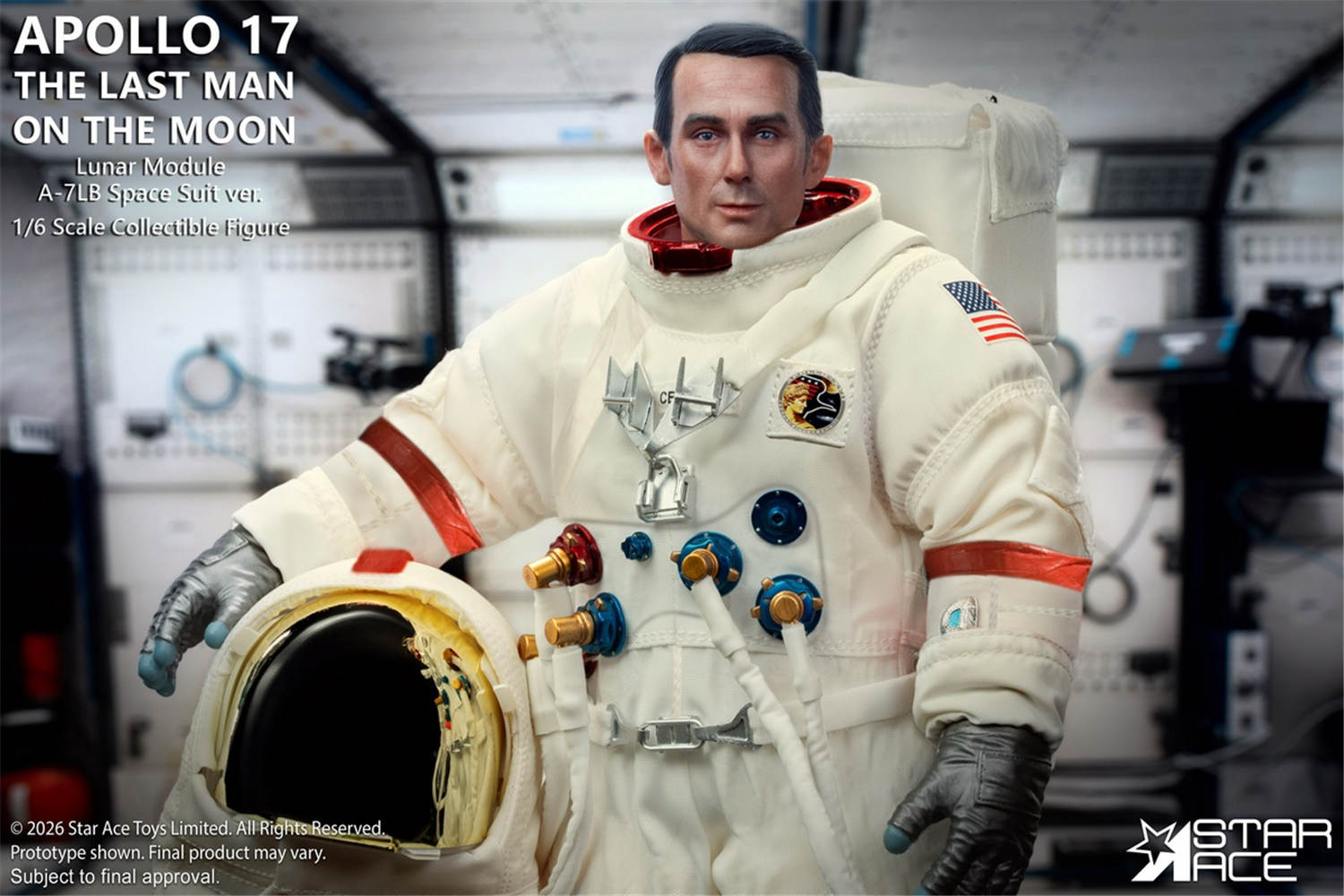 予約 Star Ace Toys 1/6 アポロ17号 “月を最後に歩いた男” コマンダー