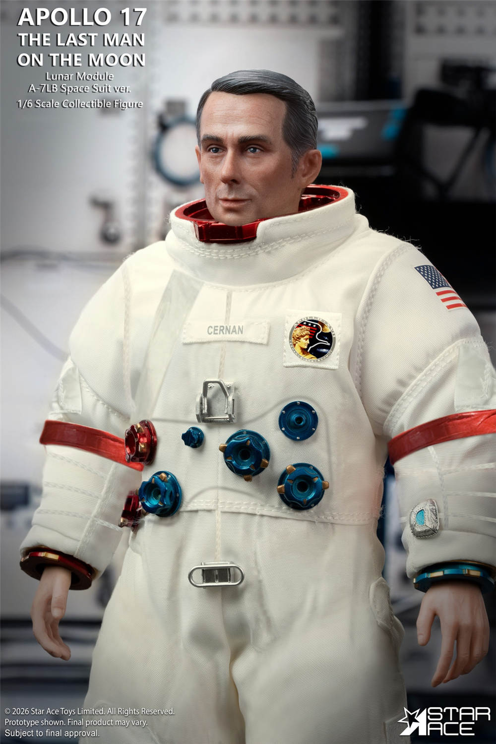 予約 Star Ace Toys 1/6 アポロ17号 “月を最後に歩いた男” コマンダー