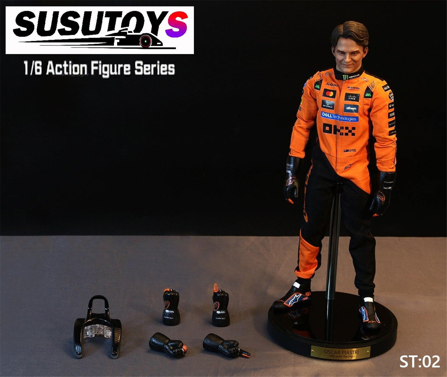 予約 SUSUTOYS 1/6 F1 ドライバー ST01 & ST02 F1 Driver Collectible