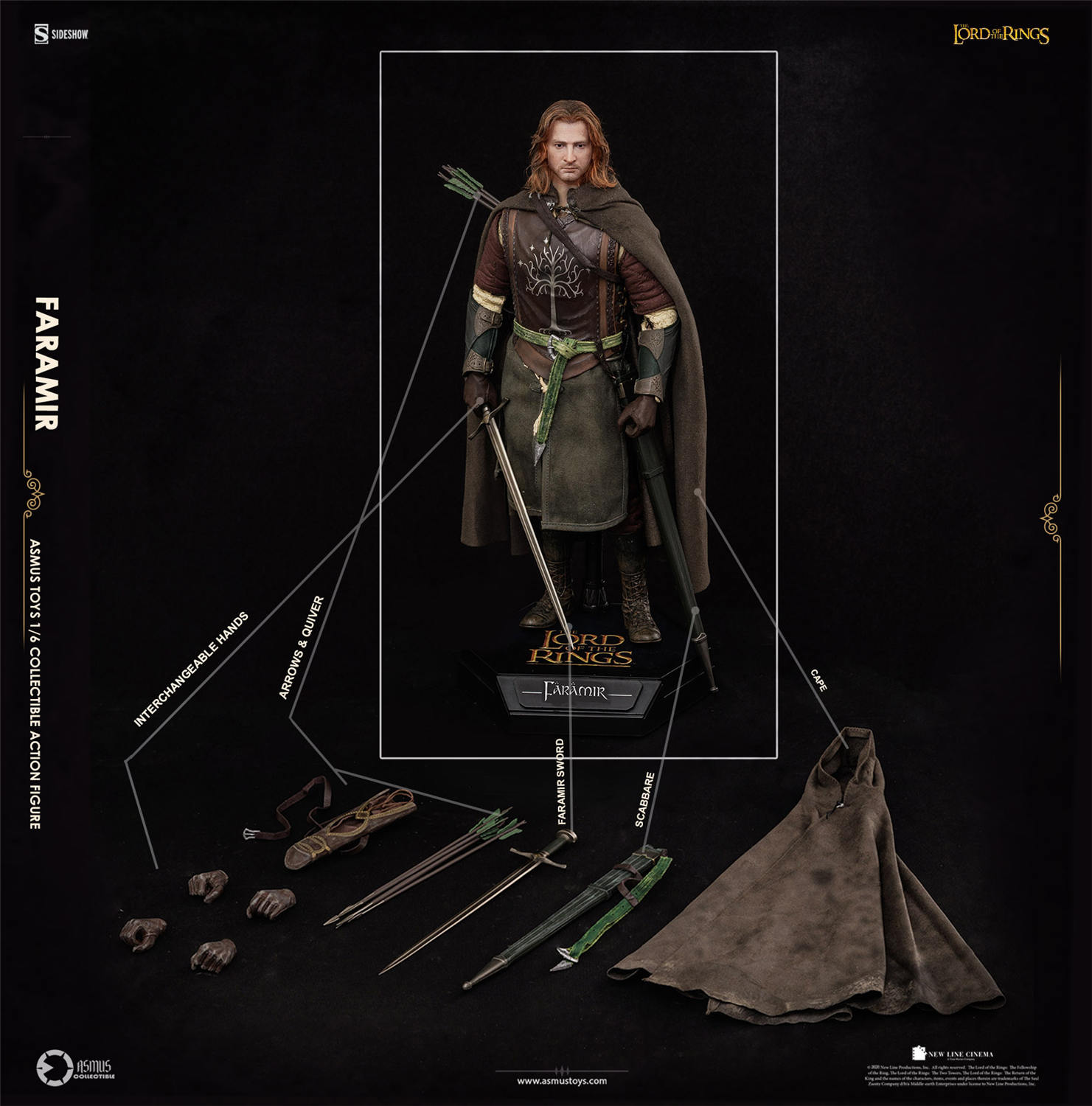 ASMUS TOYS LOTR026 ファラミア フィギュア 予約 ASMUS TOYS 1/6『ロード・オブ・ザ・リング』ファラミア 植毛版
