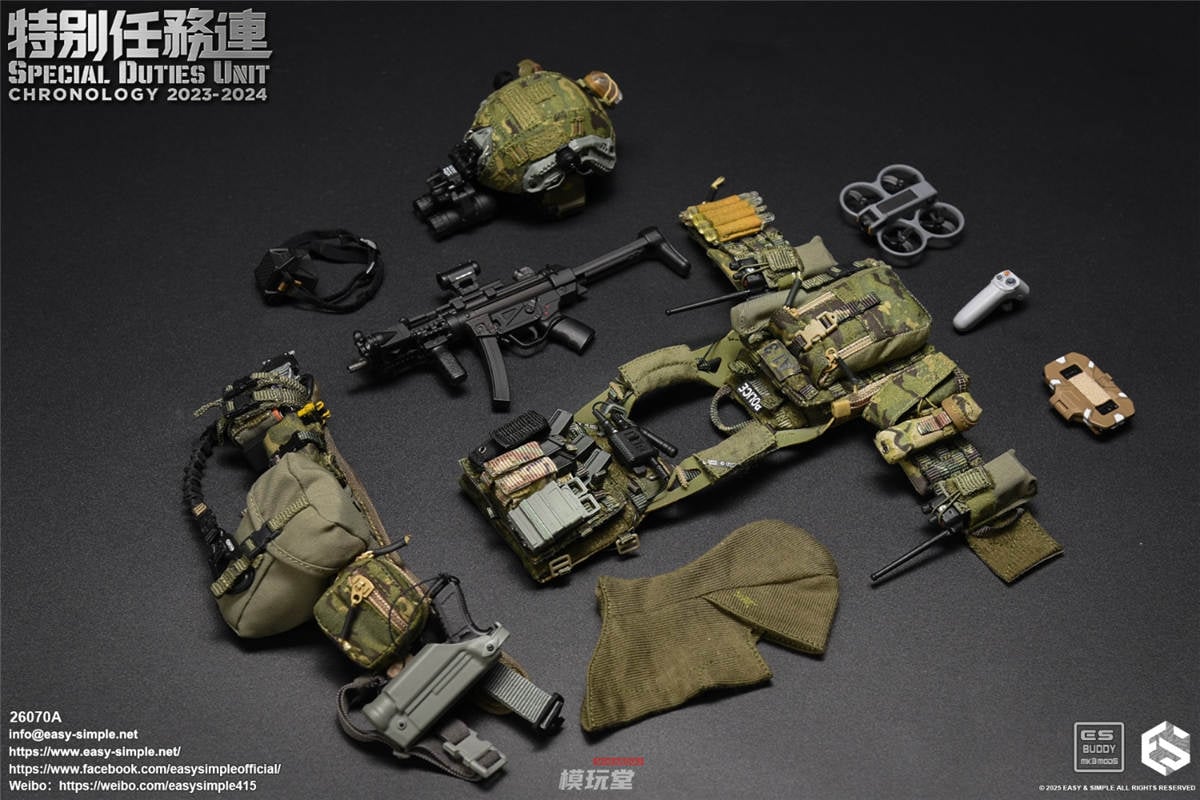 Easy&Simple 1/6特殊任務部隊 年表2023-2024 26070A Easy&Simple 1/6 特殊任務部隊 年表 2023-2024 26070A Special Duties