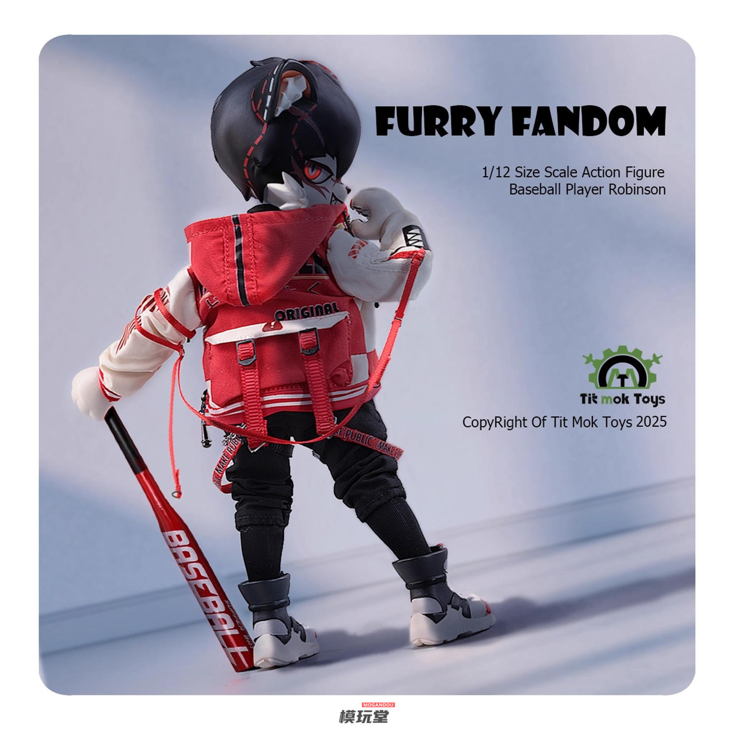 キャラプロ製 テリー☆ファンク フィギュア 予約 Tit Mok Toys 1/12 『ファーリー ファンダム』 野球選手