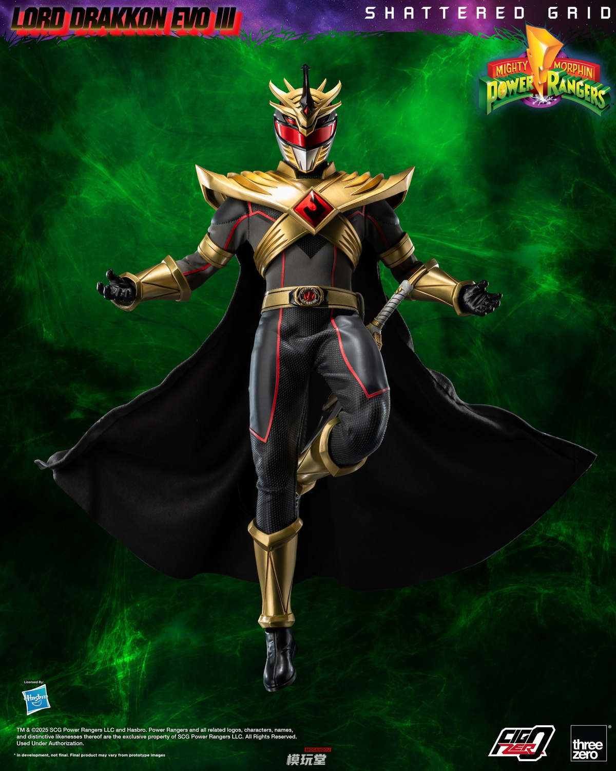 予約 threezro 1/6 マイティ モーフィン パワーレンジャー：シャッター