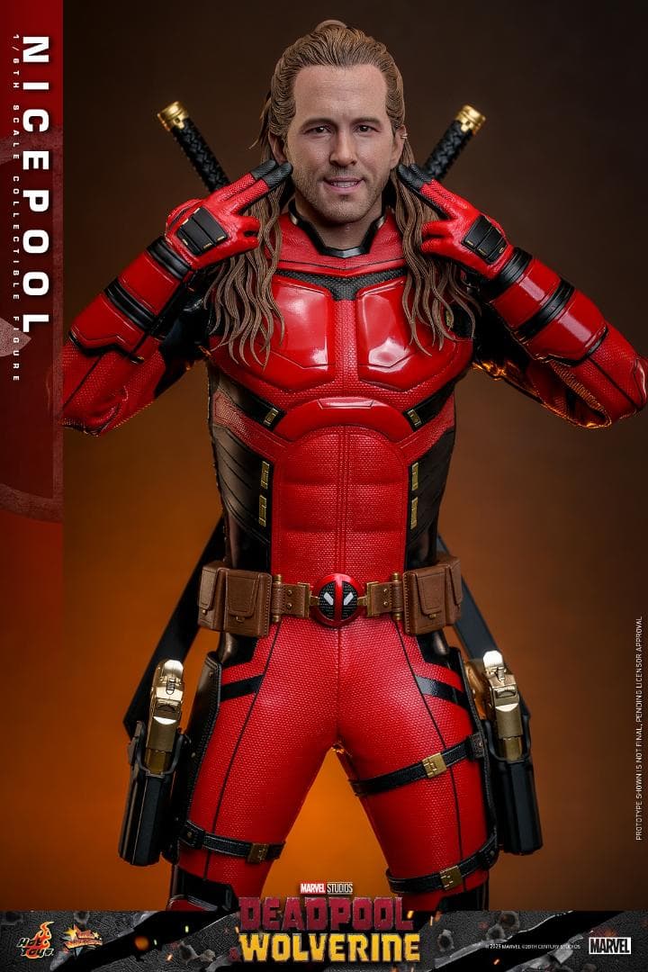 ホットトイズ MMS788 『デッドプール＆ウルヴァリン』ナイスプール1/6 ホットトイズ 1/6 『デッドプール＆ウルヴァリン』 ナイスプール