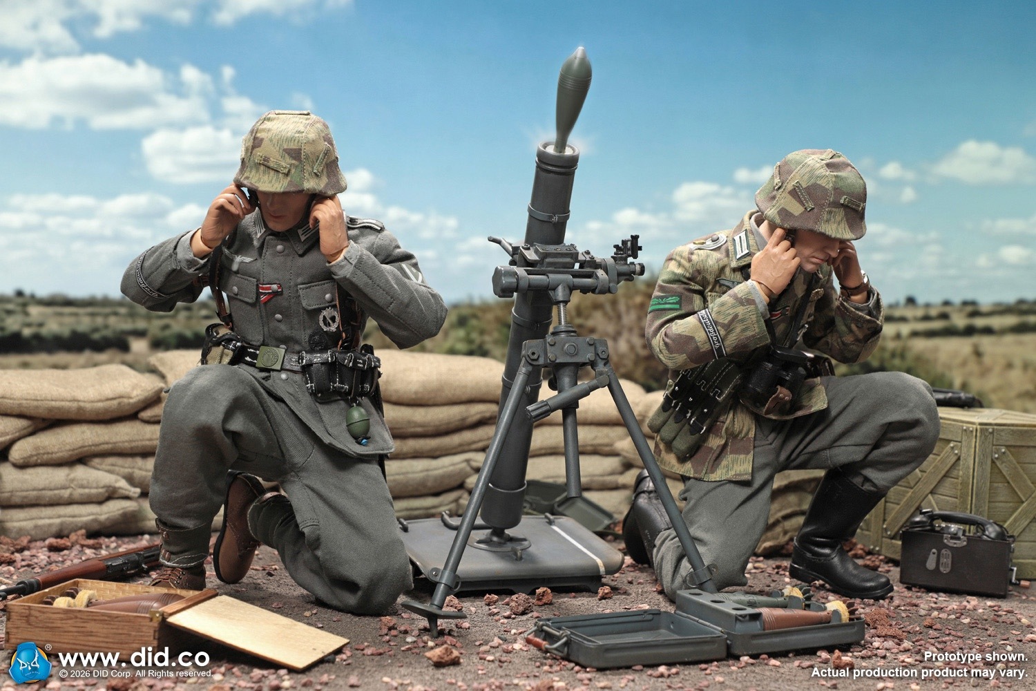 予約 DID 1/6 WW2 ドイツ軍 グロースドイッチュラント師団 歩兵迫撃