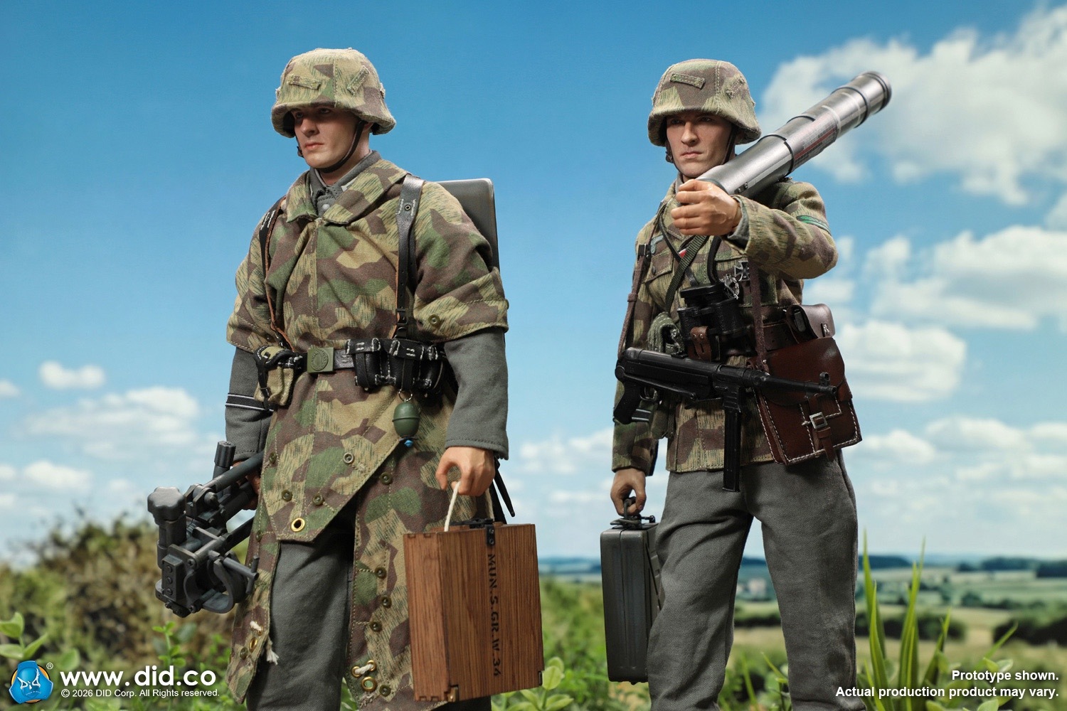 予約 DID 1/6 WW2 ドイツ軍 グロースドイッチュラント師団 歩兵迫撃