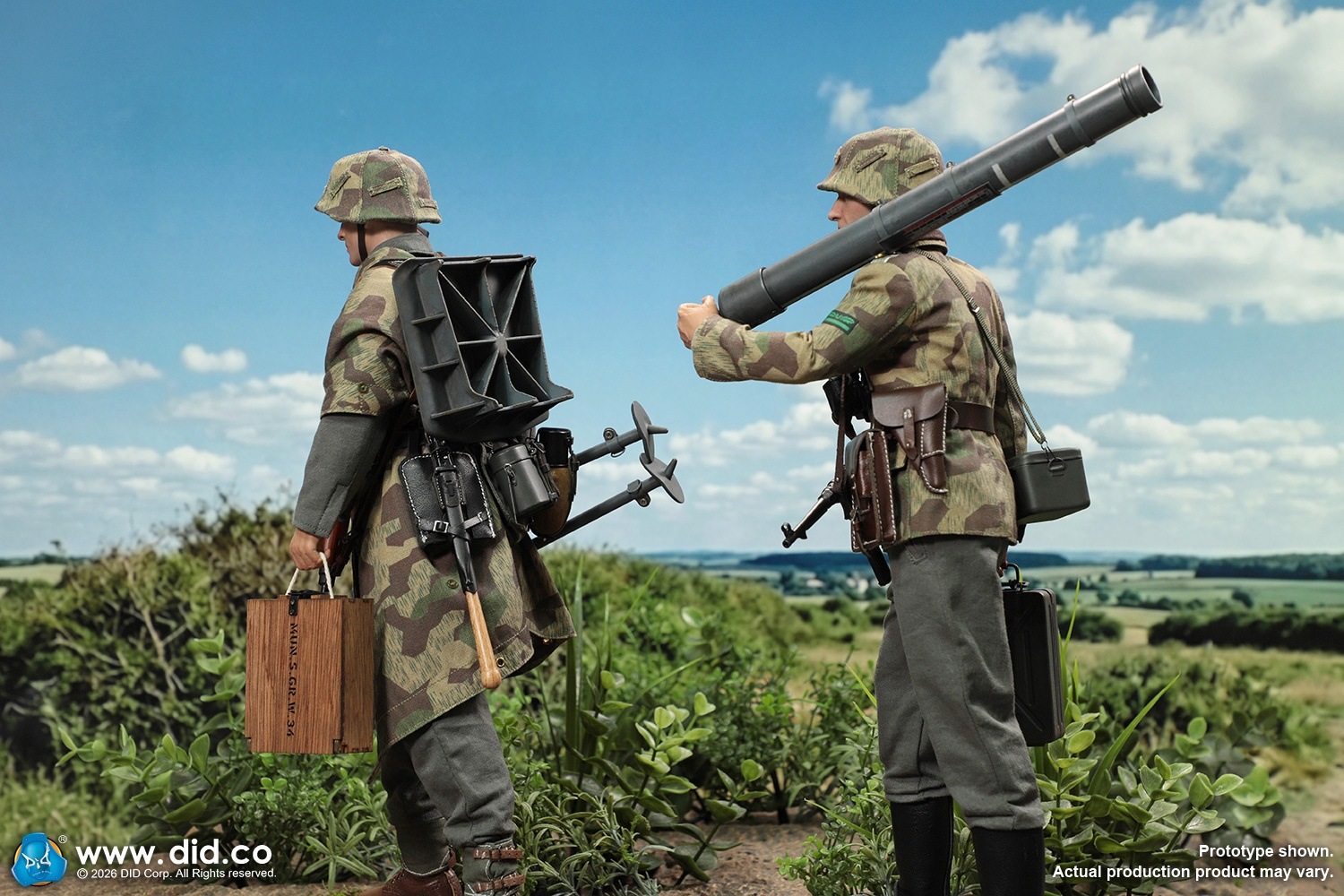予約 DID 1/6 WW2 ドイツ軍 グロースドイッチュラント師団 歩兵迫撃