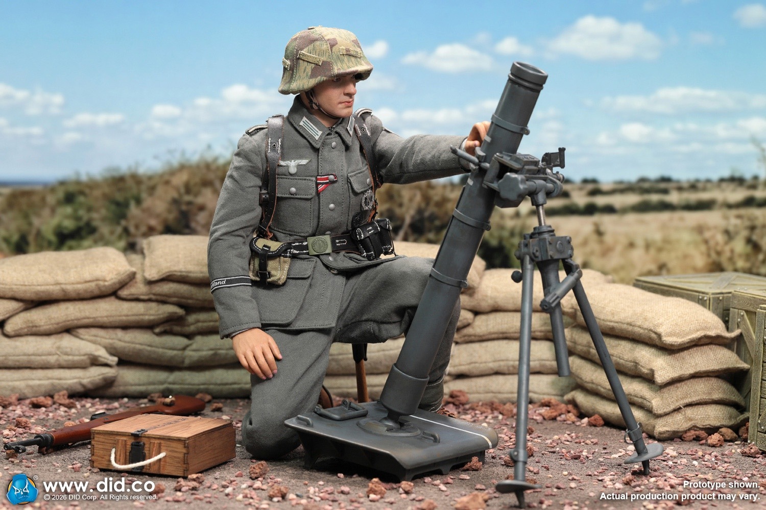 予約 DID 1/6 WW2 ドイツ軍 グロースドイッチュラント師団 歩兵迫撃