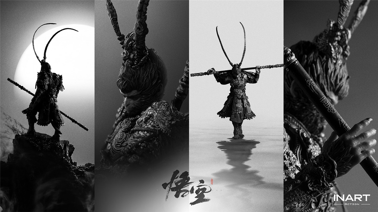 予約 INART Action 1/12 『黒神話：悟空』斉天大聖 黄金甲 Ver. MAG