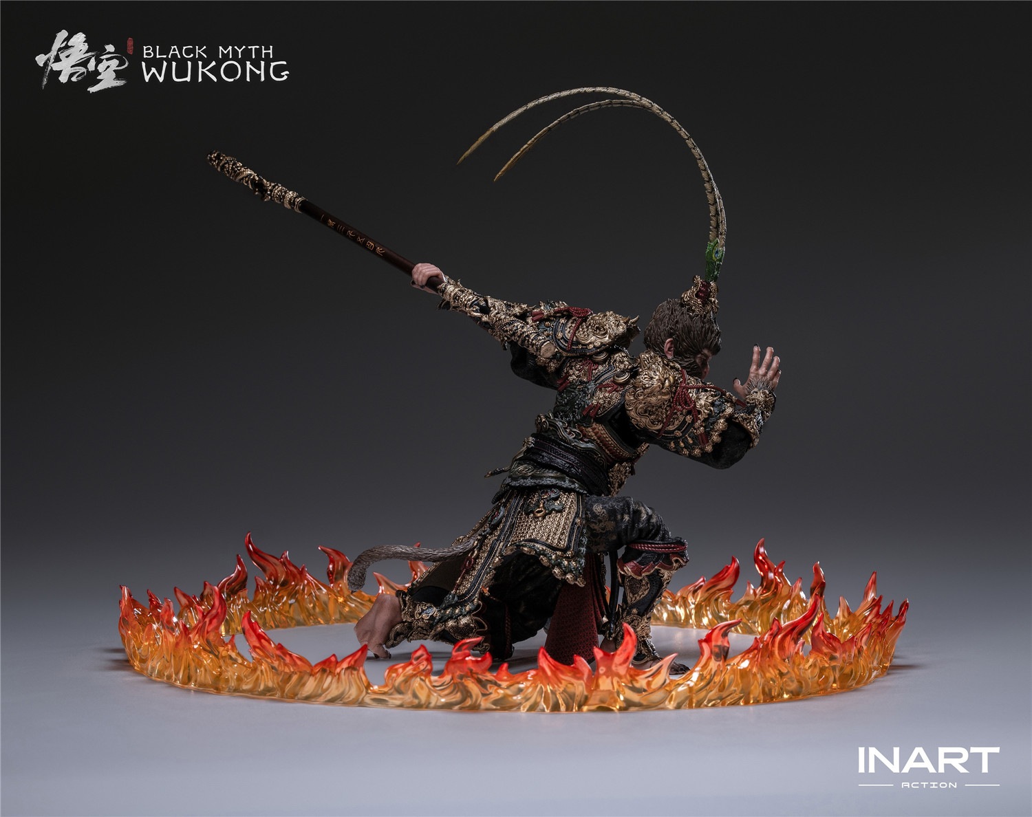 大軍　タイガァン　バンデッド・ブレイズ　ゴールド　フィギュア　新品未開封品 予約 INART Action 1/12 『黒神話：悟空』斉天大聖 黄金甲 Ver. MAG