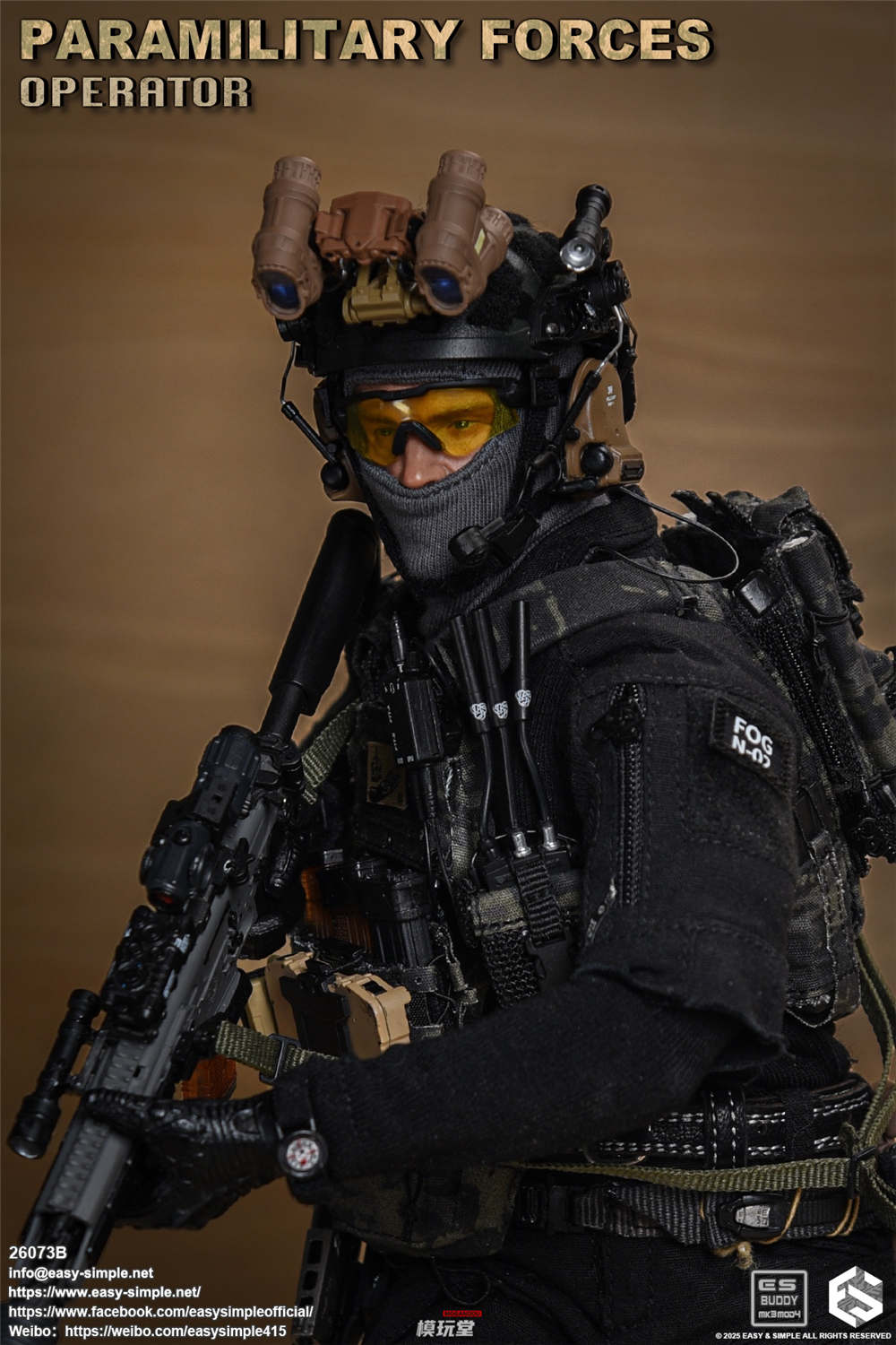 予約 Easy&Simple 1/6 準軍事部隊 オペレーター Bバージョン 26073B