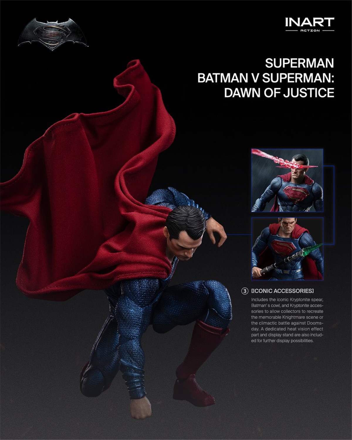 予約 INART Action 『バットマン vs スーパーマン ジャスティスの誕生