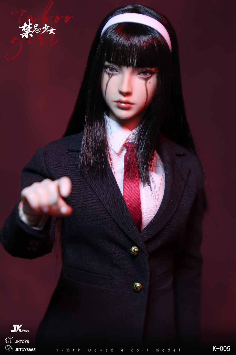 ☆美品☆Elioth REVOLUTION Model No.J303 魔法少女 JKTOYS 1/6 禁忌の少女 K-005 Taboo girl Tomie cosplay version