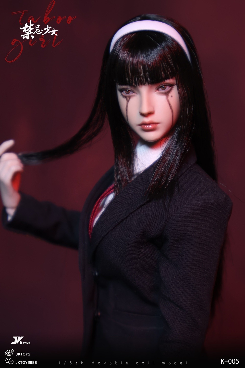 JKTOYS 1/6 禁忌の少女 K-005 Taboo girl Tomie cosplay version
