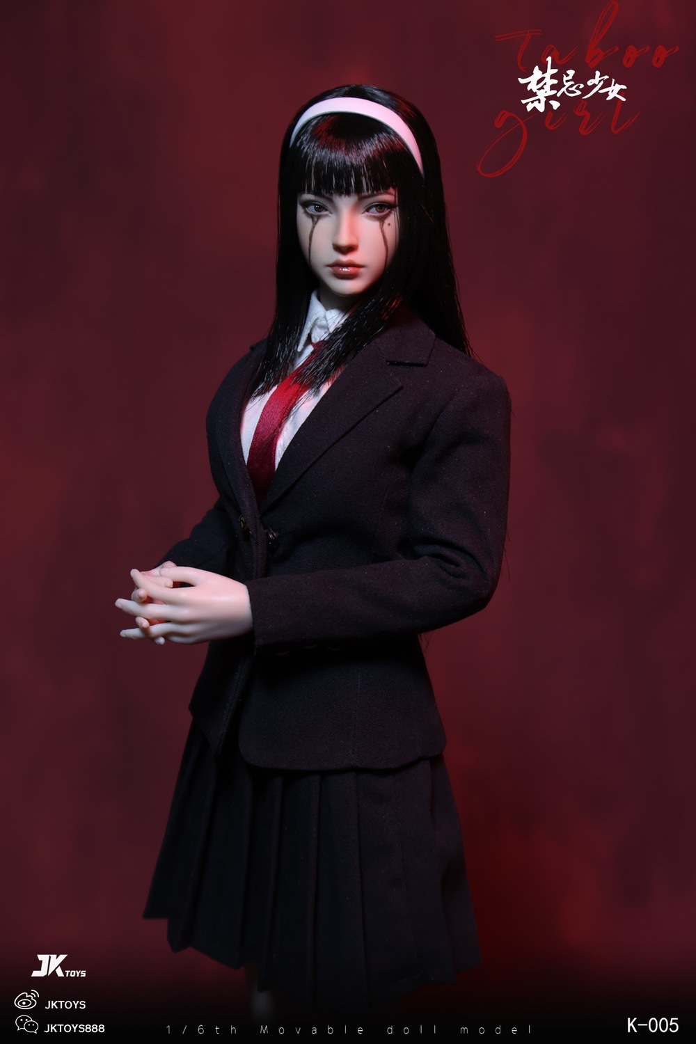 JKTOYS 1/6 禁忌の少女 K-005 Taboo girl Tomie cosplay version