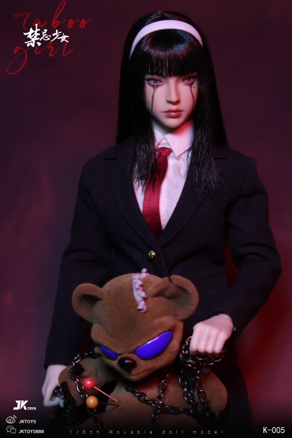 JKTOYS 1/6 禁忌の少女 K-005 Taboo girl Tomie cosplay version