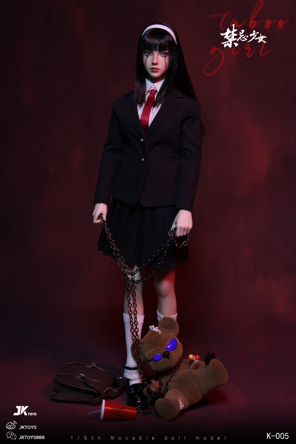 JKTOYS 1/6 禁忌の少女 K-005 Taboo girl Tomie cosplay version