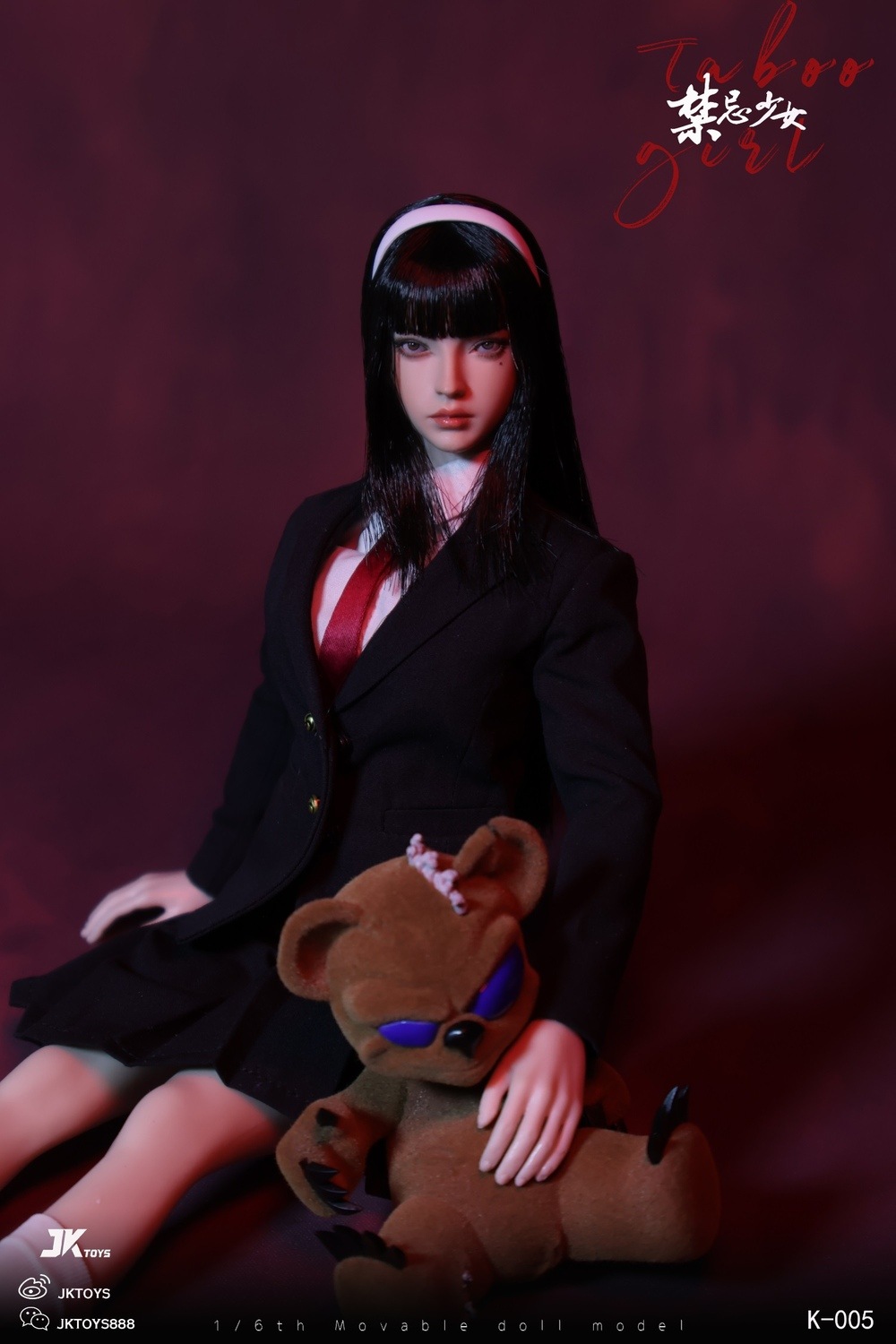 JKTOYS 1/6 禁忌の少女 K-005 Taboo girl Tomie cosplay version