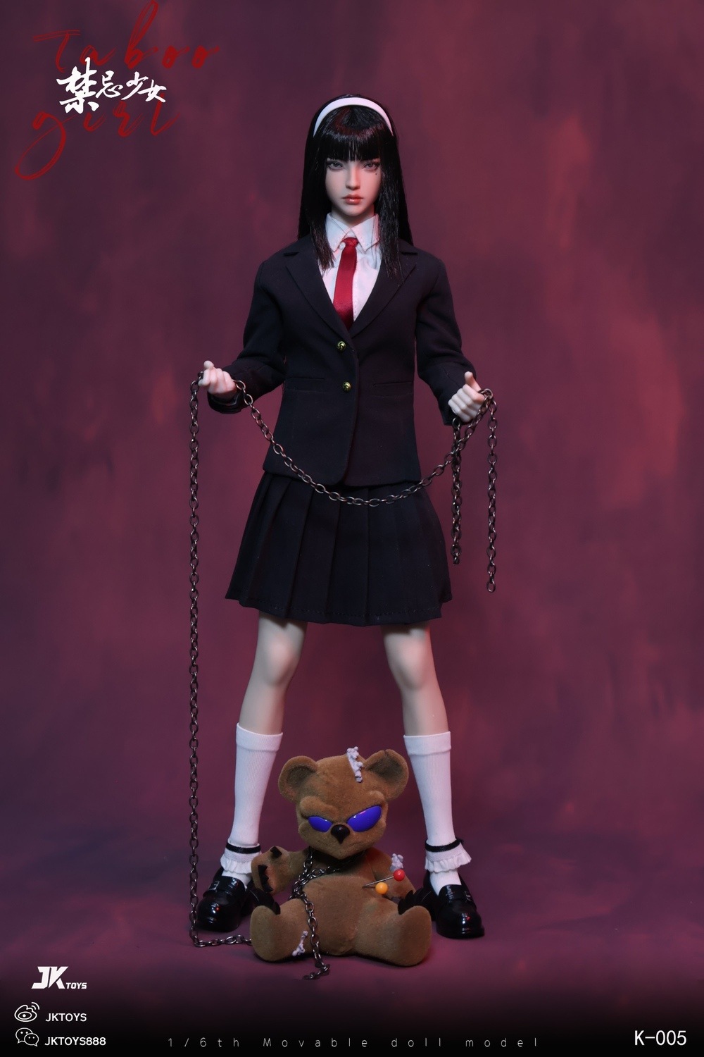 JKTOYS 1/6 禁忌の少女 K-005 Taboo girl Tomie cosplay version