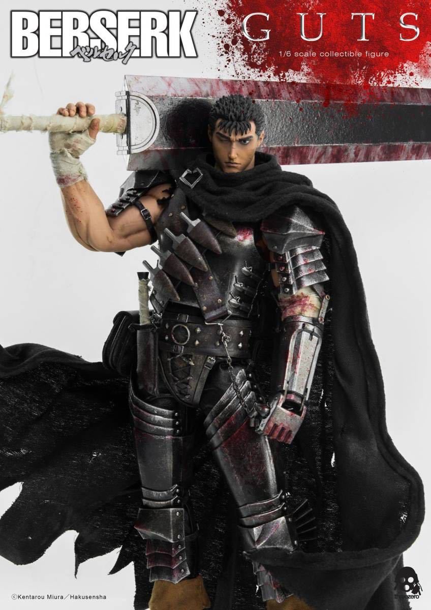 Threezero 1/6 ベルセルク ガッツ 黒い剣士 再販.Ver 未開封新品