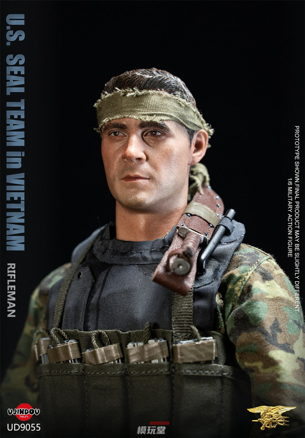 予約 UJINDOU 1/6 ベトナム戦争 米海軍シールズ ライフルマン UD9055