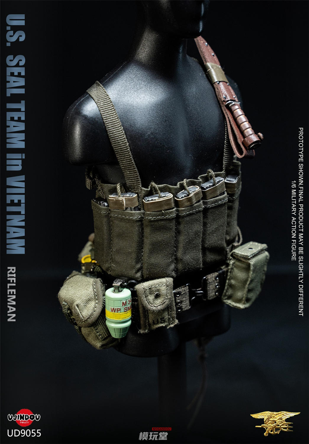 予約 UJINDOU 1/6 ベトナム戦争 米海軍シールズ ライフルマン