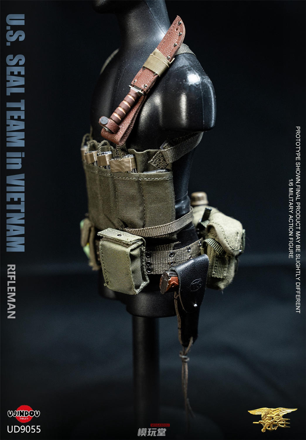 UJINDOU 1/6 ベトナム戦争 米海軍シールズ ライフルマン UD9055 U.S.