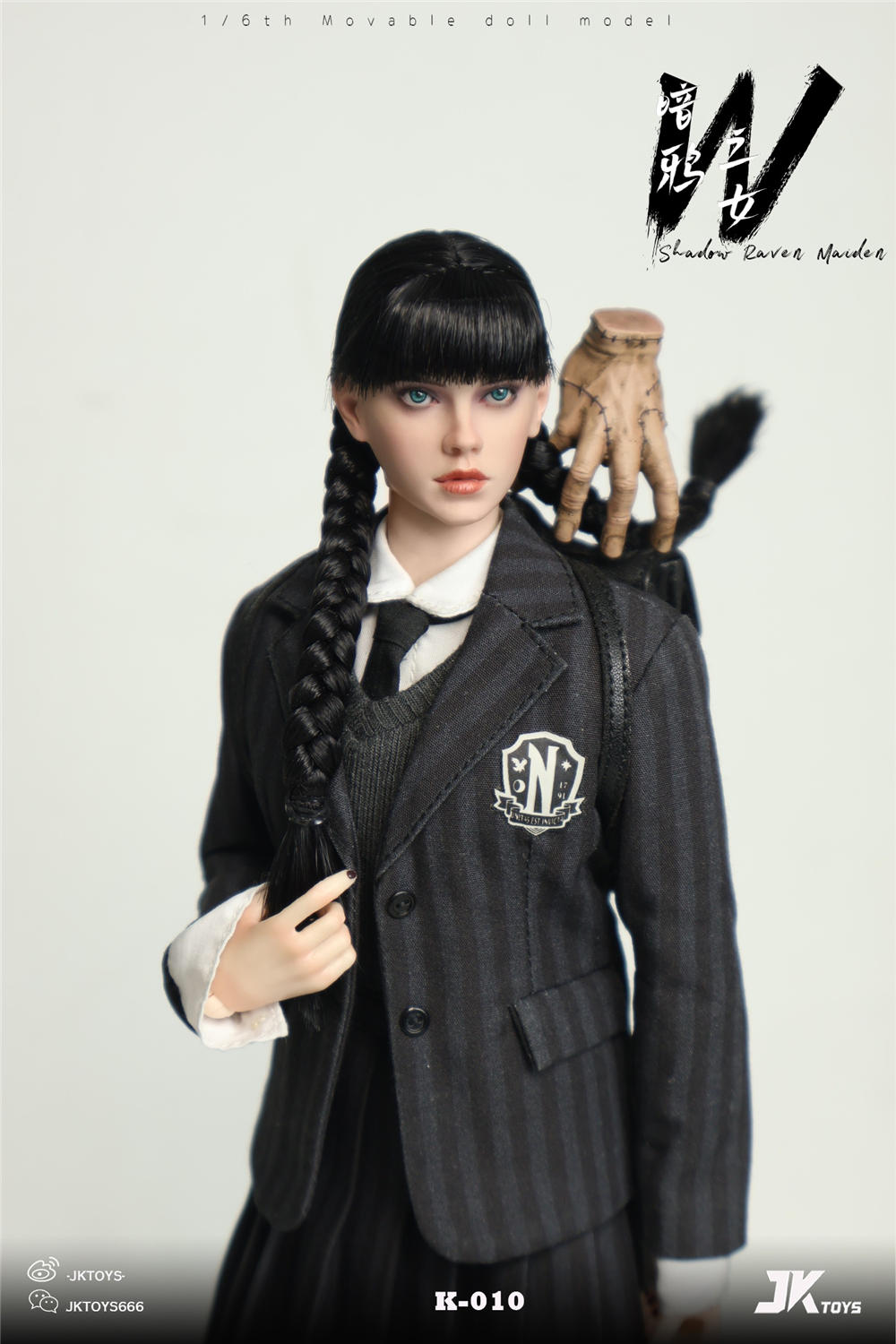 ＪＫTOYS K-010 ウェンズデイフィギュアのヘッドのみ(新品未使用) 4_000000002097.jpg?1755312366