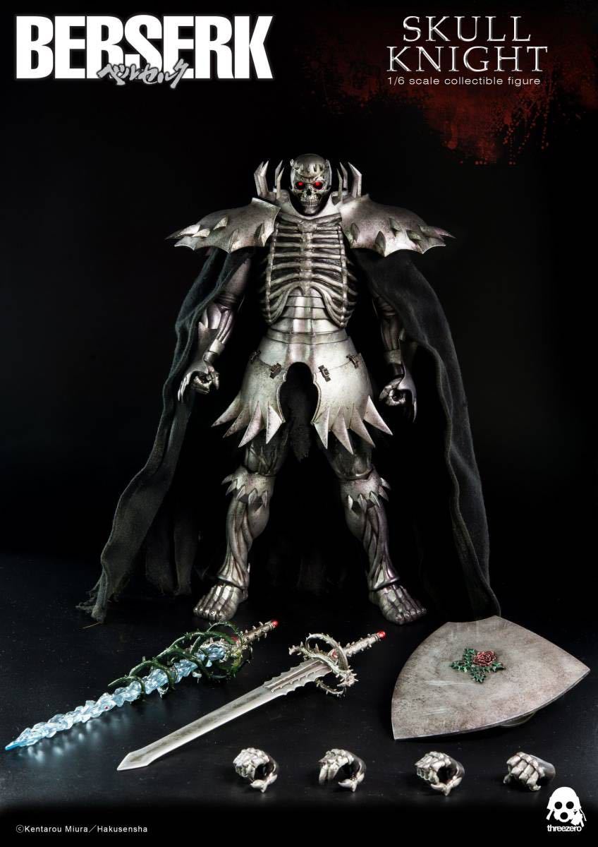 Threezero 1/6 ベルセルク 髑髏の騎士 限定版 喚び水の剣付き 三浦建