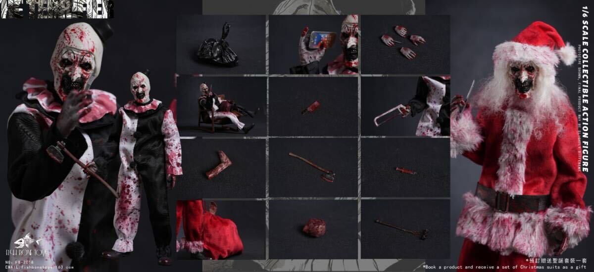 FISH BONETOYS 1/6 The Terrifier joker 予約特典付き FB-Z018 Action