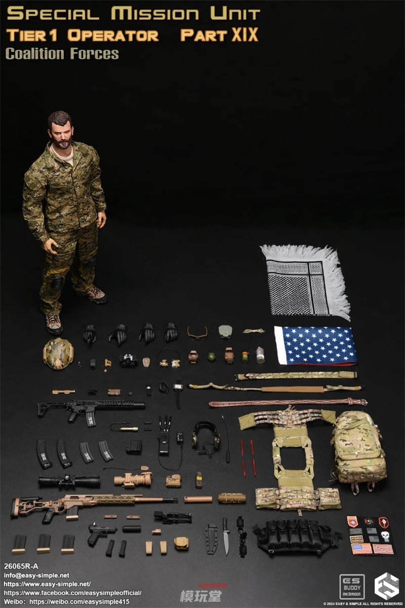 Easy&Simple 1/6 Special Mission Unit Tier1 Operator Part XIX