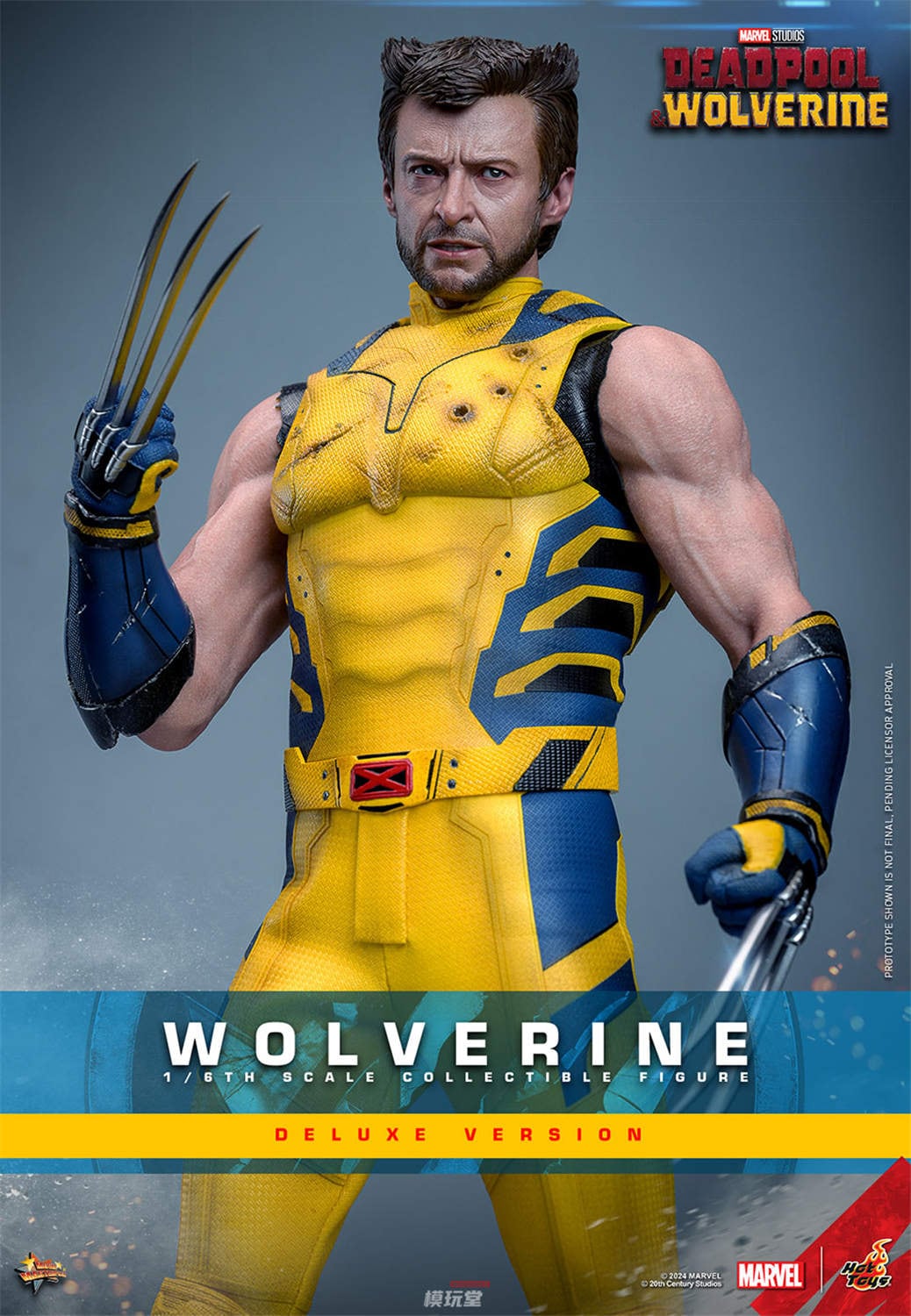 新品未開封デッドプール＆ウルヴァリン1/6フィギュアボーナスアクセサリー付き ムービー・マスターピース】『デッドプール＆ウルヴァリン』1/6