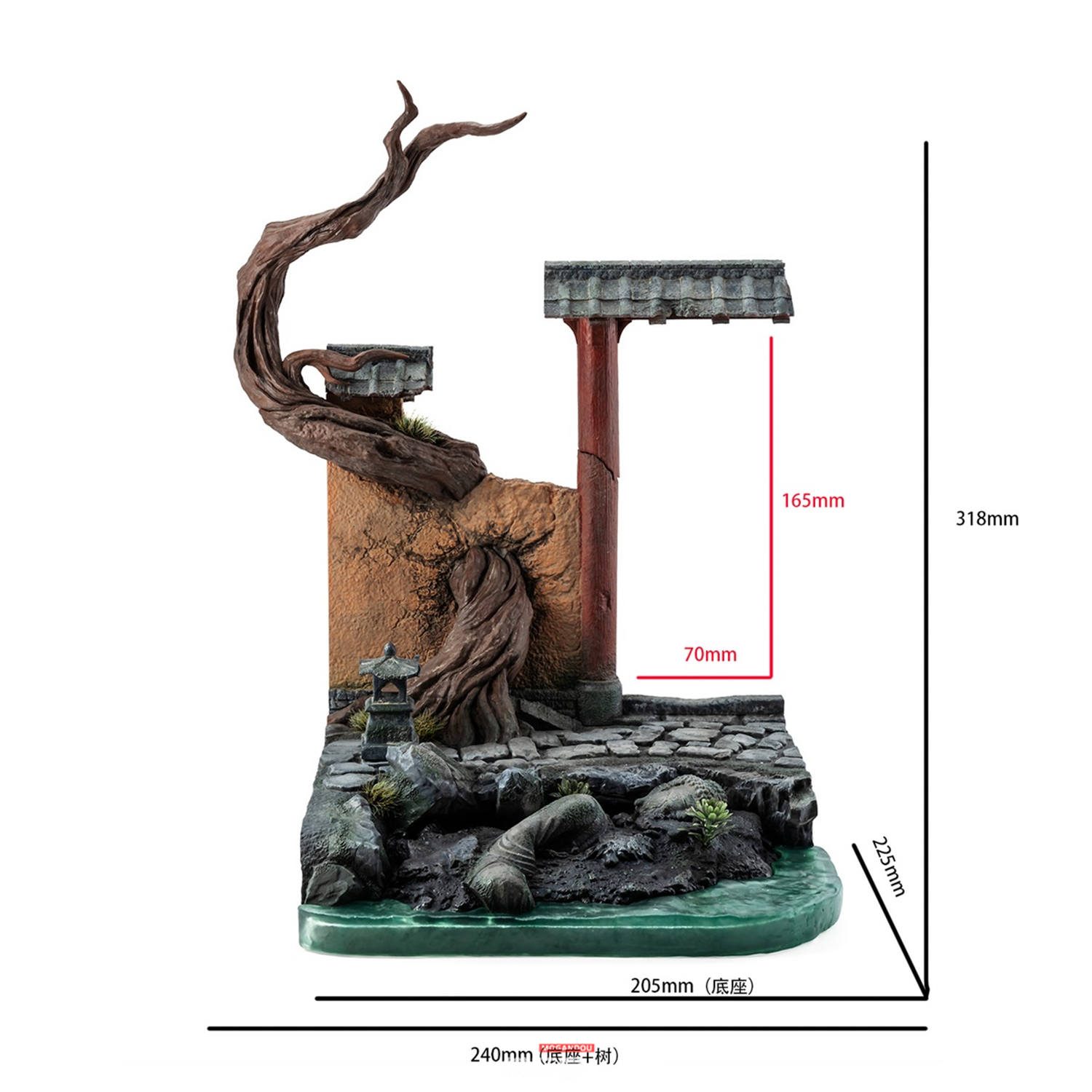 予約 猩嵐工坊 1/12 古風シリーズ 荒寂の古刹 GF001 Desolate Ancient