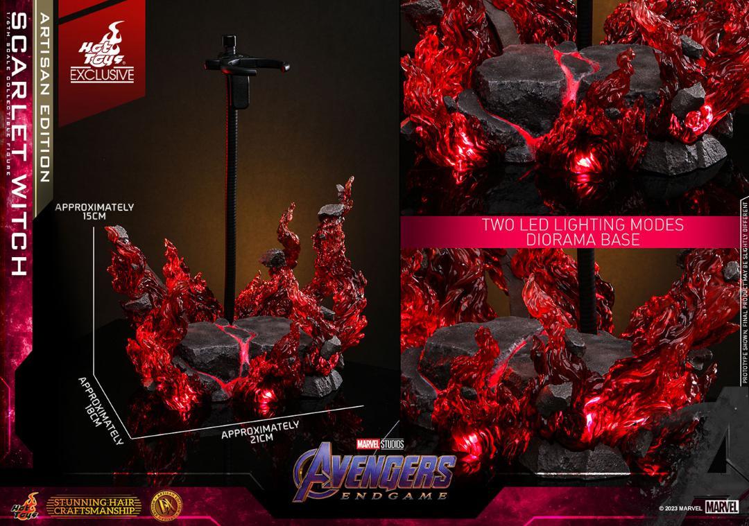 ホットトイズ DX アルチザン スカーレット・ウィッチ DX36AE 新品 ホットトイズ 1/6 DX アルチザン アベンジャーズ / エンドゲーム